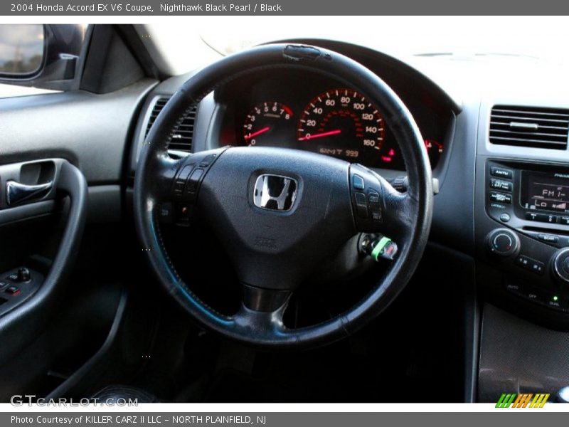 Nighthawk Black Pearl / Black 2004 Honda Accord EX V6 Coupe