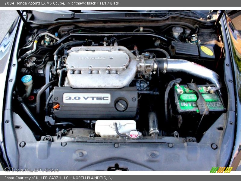 Nighthawk Black Pearl / Black 2004 Honda Accord EX V6 Coupe