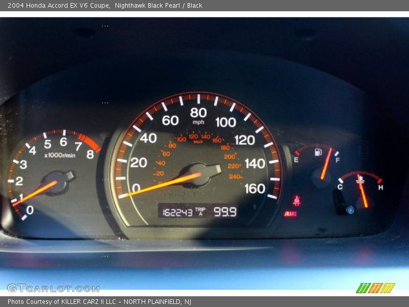 Nighthawk Black Pearl / Black 2004 Honda Accord EX V6 Coupe