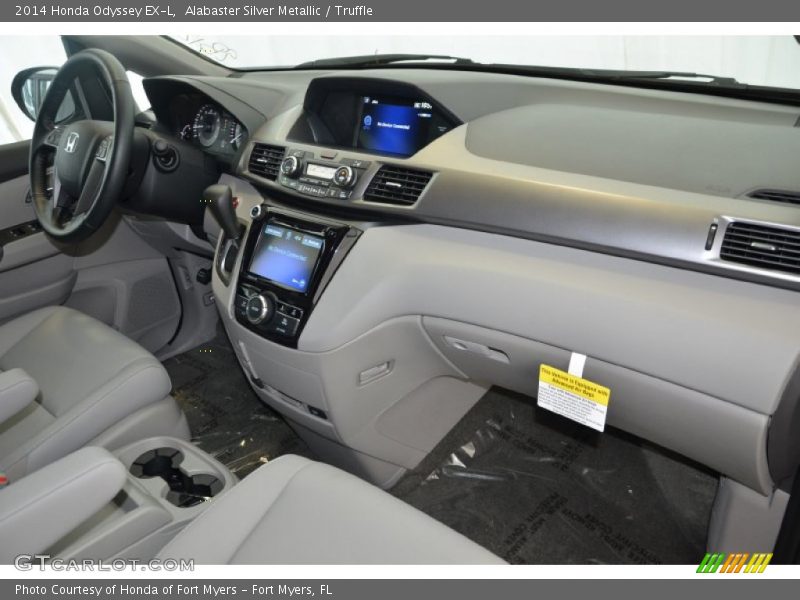 Alabaster Silver Metallic / Truffle 2014 Honda Odyssey EX-L