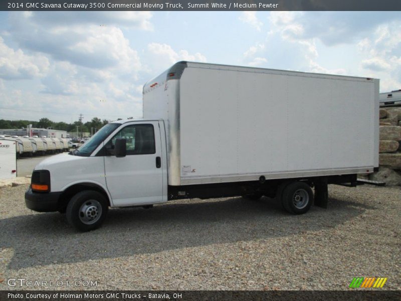 Summit White / Medium Pewter 2014 GMC Savana Cutaway 3500 Commercial Moving Truck