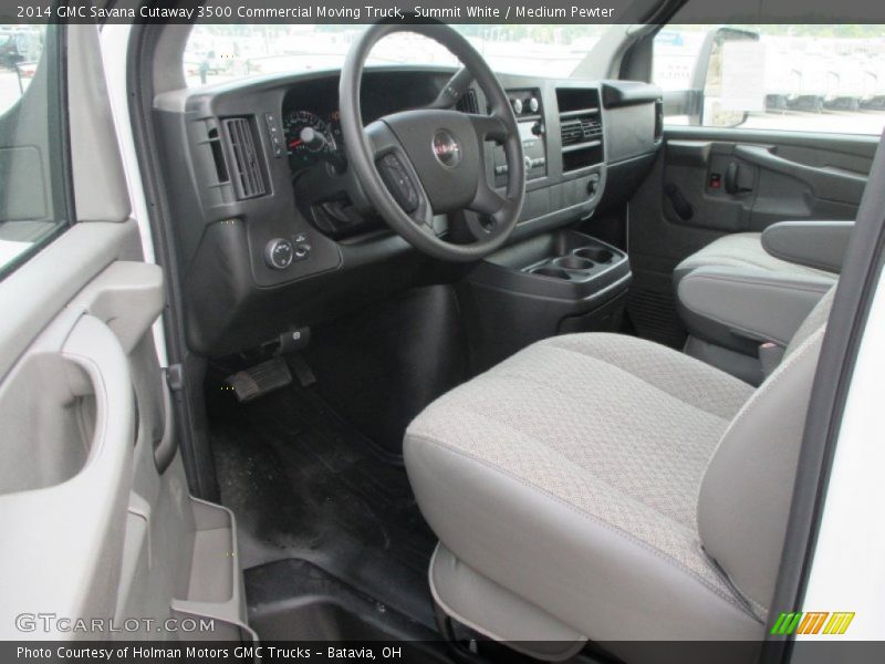 Summit White / Medium Pewter 2014 GMC Savana Cutaway 3500 Commercial Moving Truck