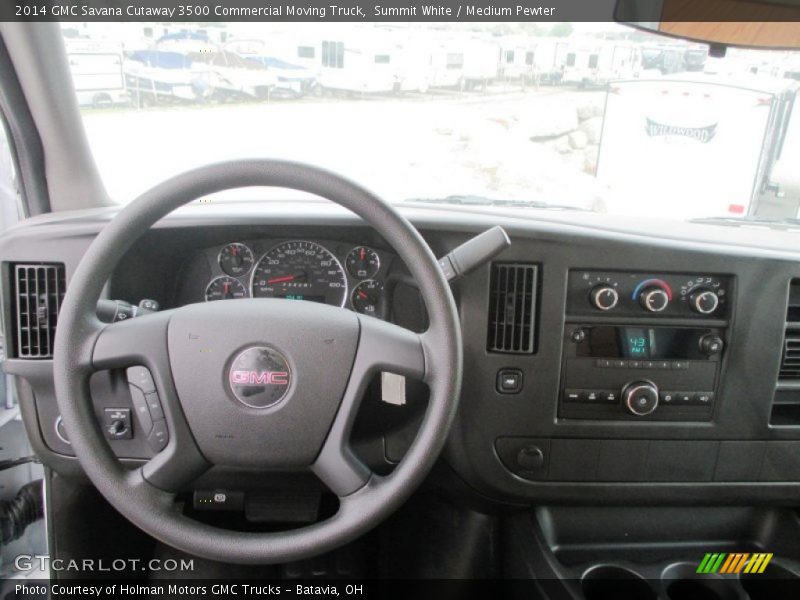 Summit White / Medium Pewter 2014 GMC Savana Cutaway 3500 Commercial Moving Truck