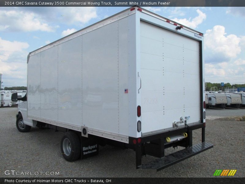 Summit White / Medium Pewter 2014 GMC Savana Cutaway 3500 Commercial Moving Truck