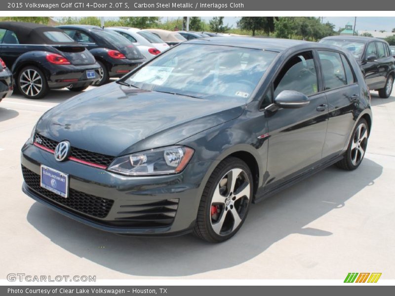 Carbon Steel Metallic / Interlagos Cloth 2015 Volkswagen Golf GTI 4-Door 2.0T S
