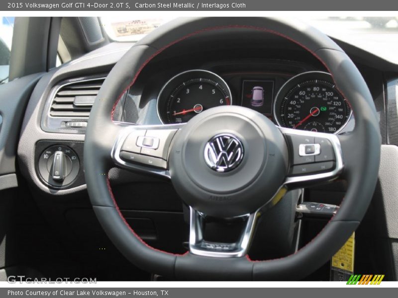  2015 Golf GTI 4-Door 2.0T S Steering Wheel