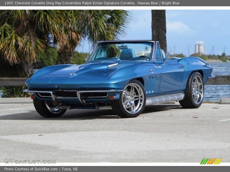 Front 3/4 View of 1965 Corvette Sting Ray Convertible Ralph Eckler Signature Corvette