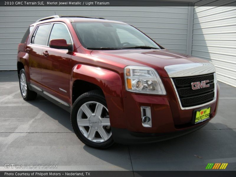 Merlot Jewel Metallic / Light Titanium 2010 GMC Terrain SLE