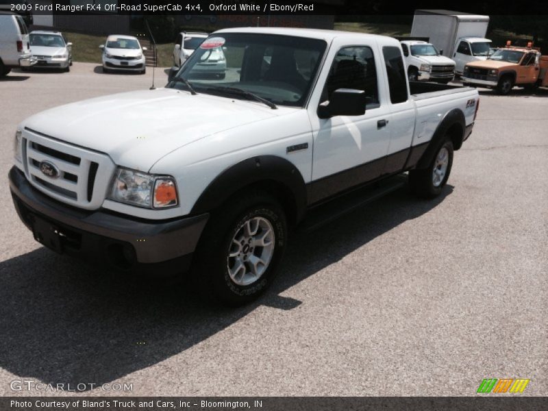 Oxford White / Ebony/Red 2009 Ford Ranger FX4 Off-Road SuperCab 4x4