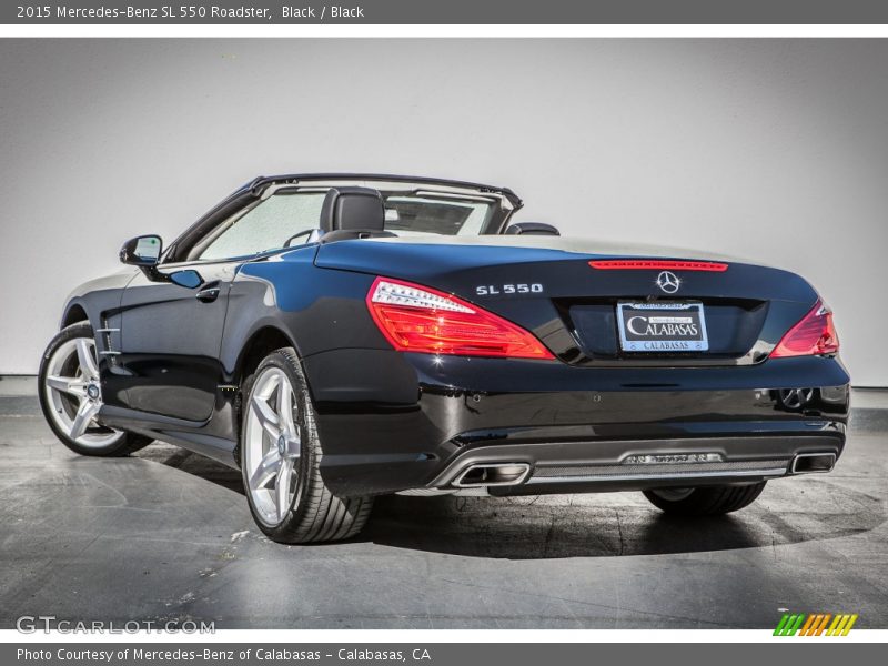 Black / Black 2015 Mercedes-Benz SL 550 Roadster