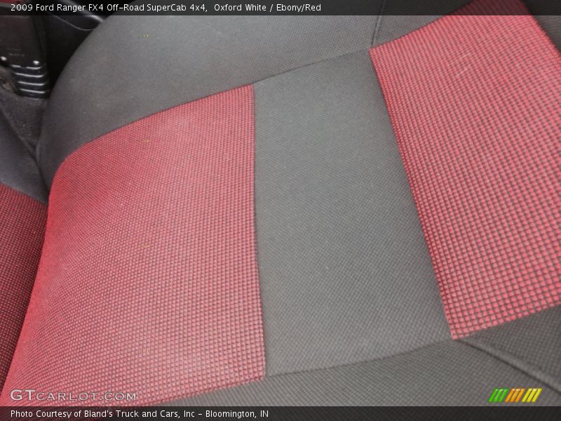 Oxford White / Ebony/Red 2009 Ford Ranger FX4 Off-Road SuperCab 4x4