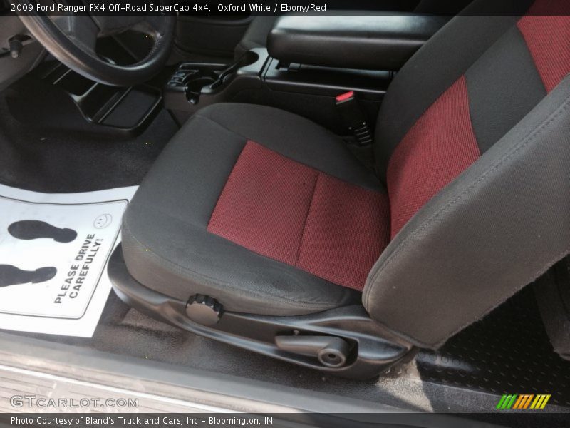 Oxford White / Ebony/Red 2009 Ford Ranger FX4 Off-Road SuperCab 4x4
