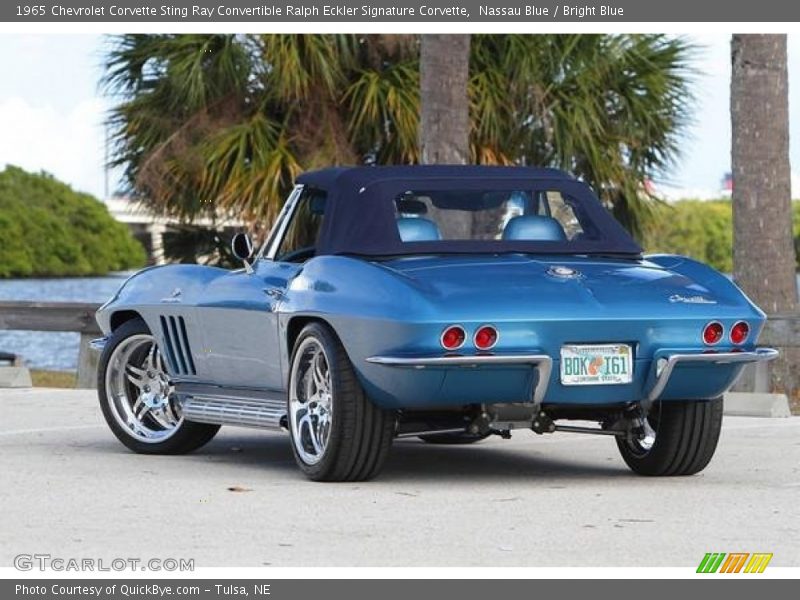 Nassau Blue / Bright Blue 1965 Chevrolet Corvette Sting Ray Convertible Ralph Eckler Signature Corvette