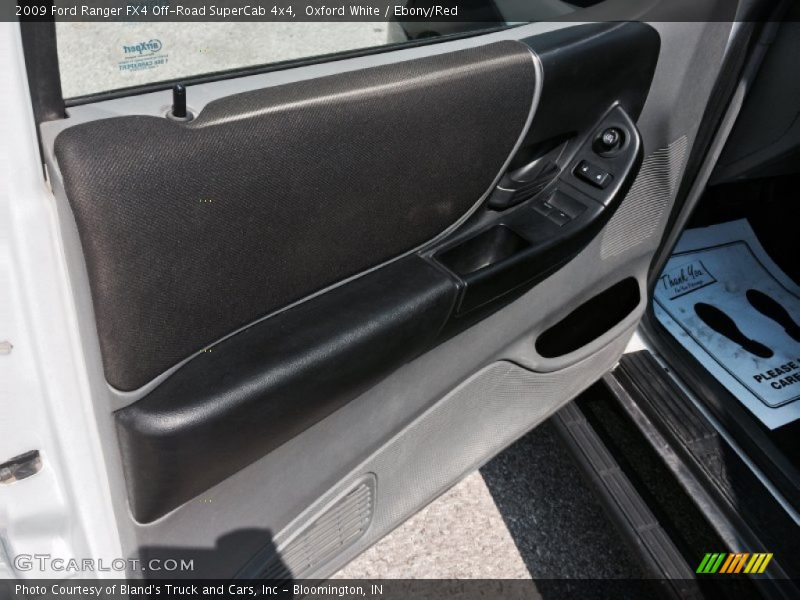 Oxford White / Ebony/Red 2009 Ford Ranger FX4 Off-Road SuperCab 4x4