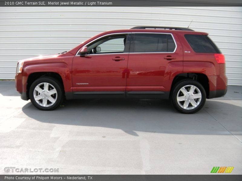 Merlot Jewel Metallic / Light Titanium 2010 GMC Terrain SLE