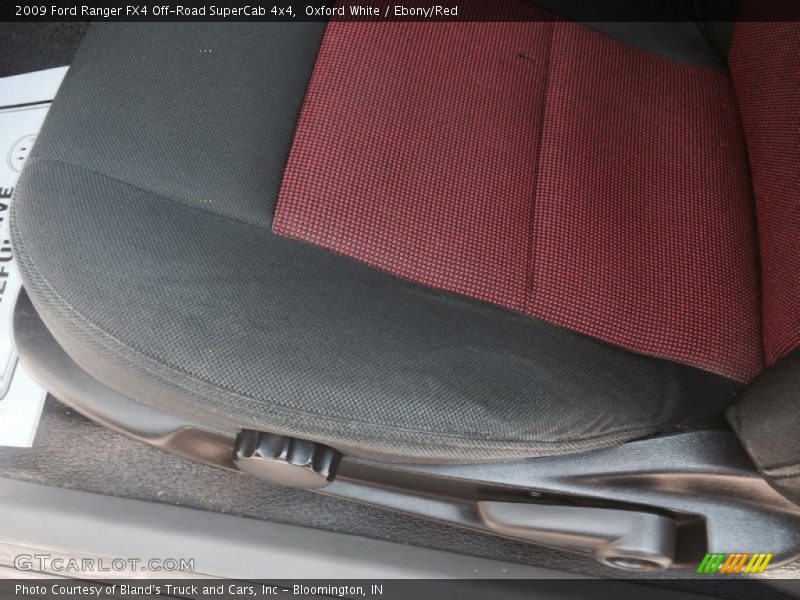 Oxford White / Ebony/Red 2009 Ford Ranger FX4 Off-Road SuperCab 4x4