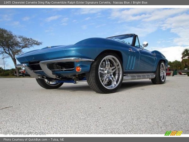  1965 Corvette Sting Ray Convertible Ralph Eckler Signature Corvette Nassau Blue