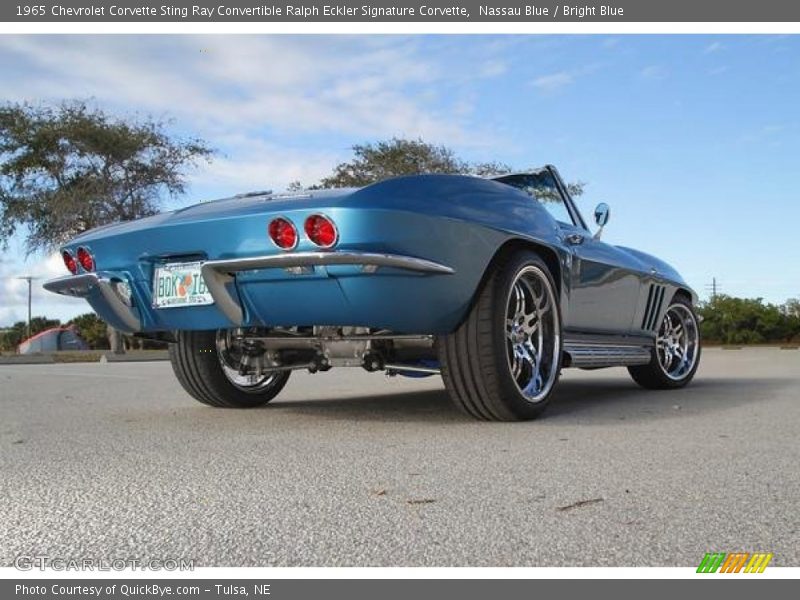 Nassau Blue / Bright Blue 1965 Chevrolet Corvette Sting Ray Convertible Ralph Eckler Signature Corvette