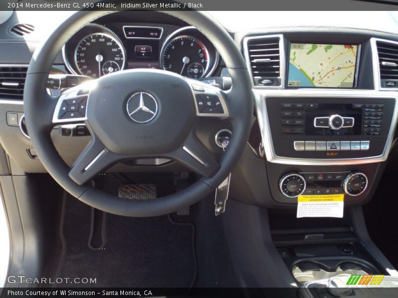 Iridium Silver Metallic / Black 2014 Mercedes-Benz GL 450 4Matic