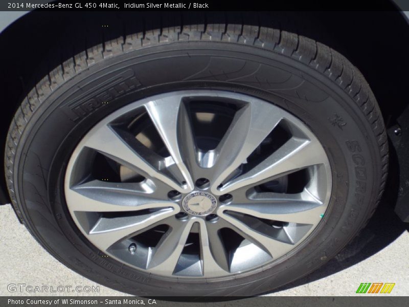 Iridium Silver Metallic / Black 2014 Mercedes-Benz GL 450 4Matic