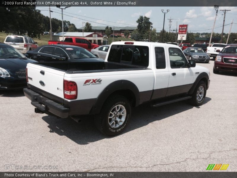 Oxford White / Ebony/Red 2009 Ford Ranger FX4 Off-Road SuperCab 4x4