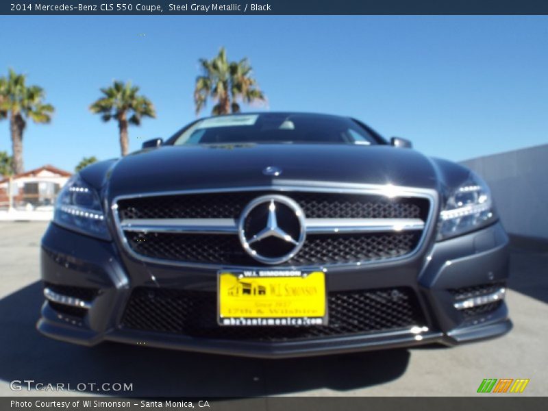 Steel Gray Metallic / Black 2014 Mercedes-Benz CLS 550 Coupe