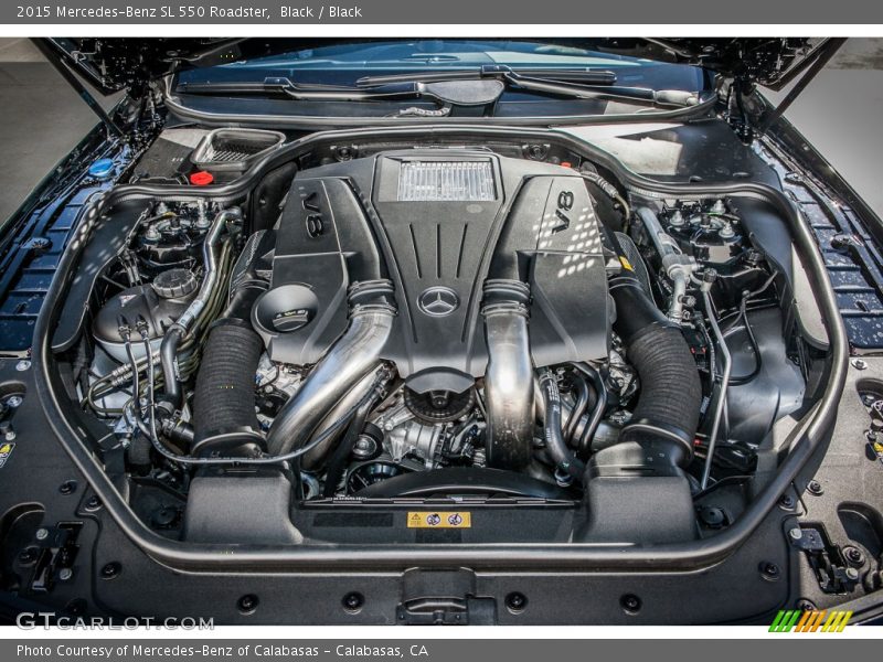 2015 SL 550 Roadster Engine - 4.7 Liter biturbo DOHC 32-Valve VVT V8