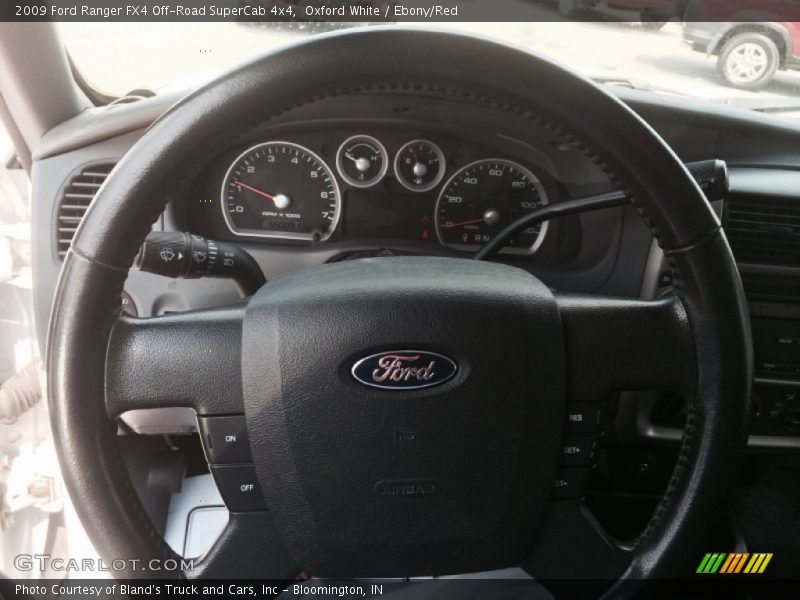 Oxford White / Ebony/Red 2009 Ford Ranger FX4 Off-Road SuperCab 4x4