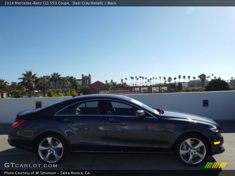 Steel Gray Metallic / Black 2014 Mercedes-Benz CLS 550 Coupe