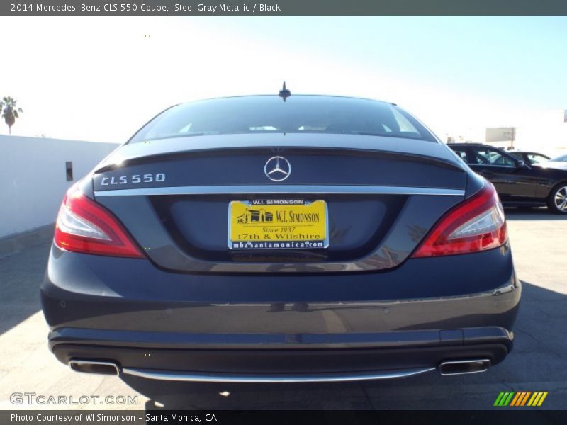 Steel Gray Metallic / Black 2014 Mercedes-Benz CLS 550 Coupe