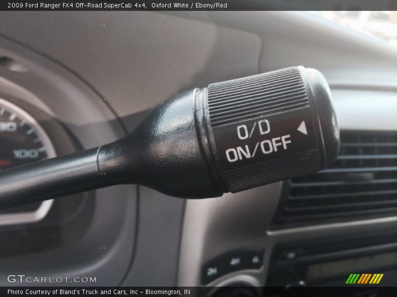Oxford White / Ebony/Red 2009 Ford Ranger FX4 Off-Road SuperCab 4x4