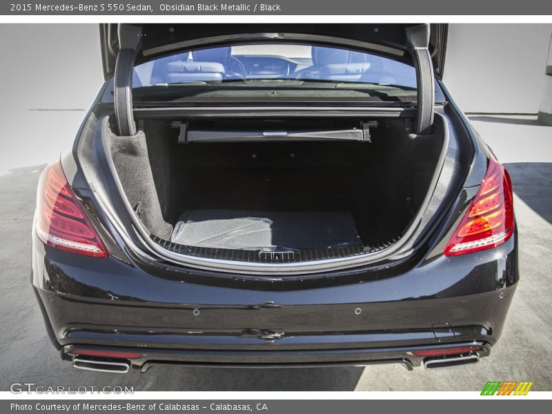 Obsidian Black Metallic / Black 2015 Mercedes-Benz S 550 Sedan