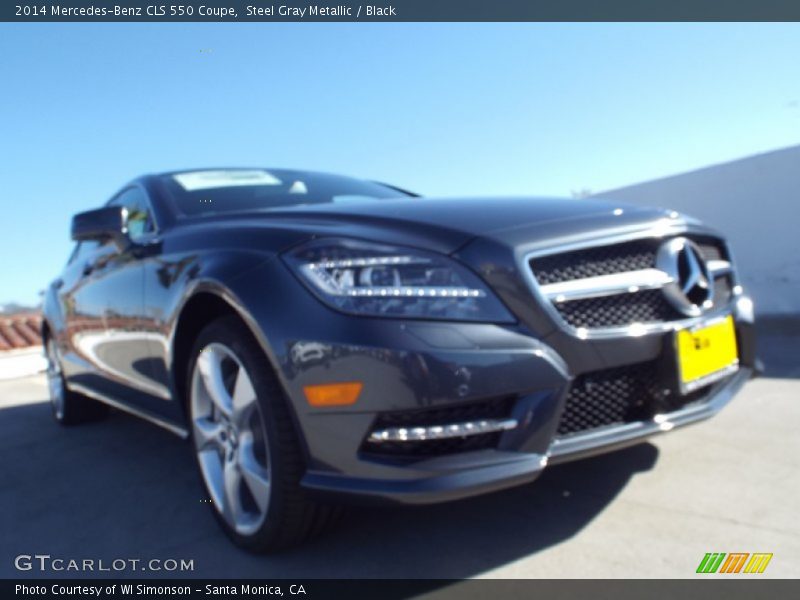 Steel Gray Metallic / Black 2014 Mercedes-Benz CLS 550 Coupe