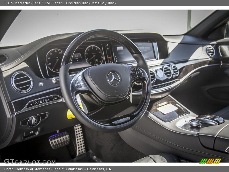 Obsidian Black Metallic / Black 2015 Mercedes-Benz S 550 Sedan