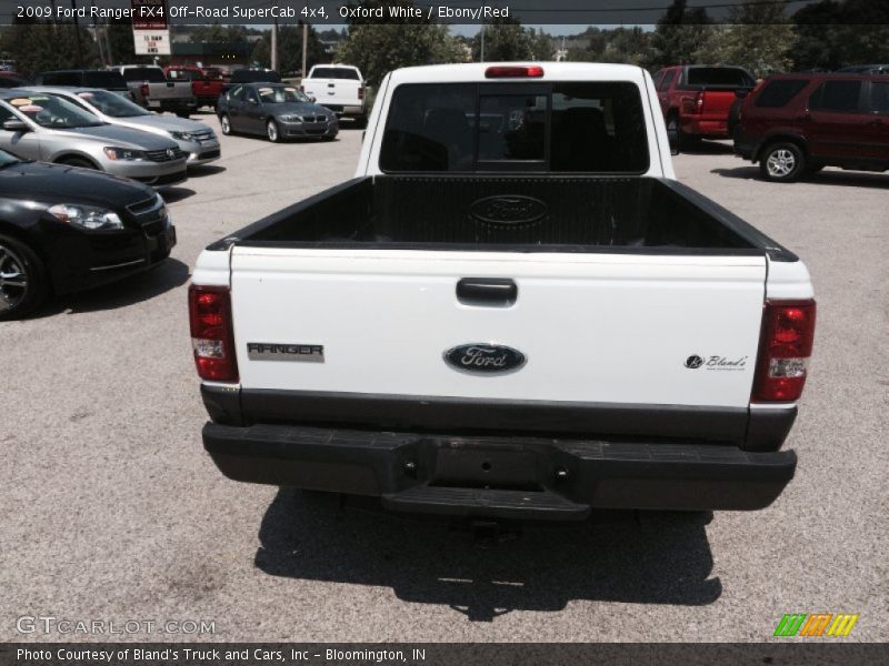 Oxford White / Ebony/Red 2009 Ford Ranger FX4 Off-Road SuperCab 4x4