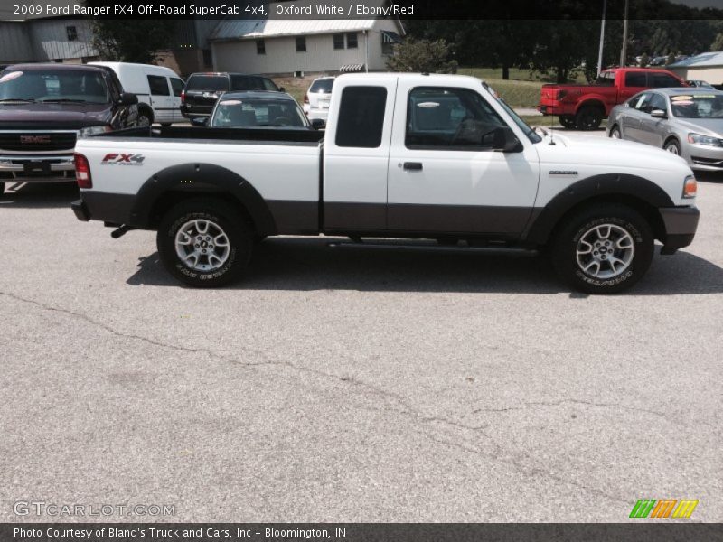 Oxford White / Ebony/Red 2009 Ford Ranger FX4 Off-Road SuperCab 4x4
