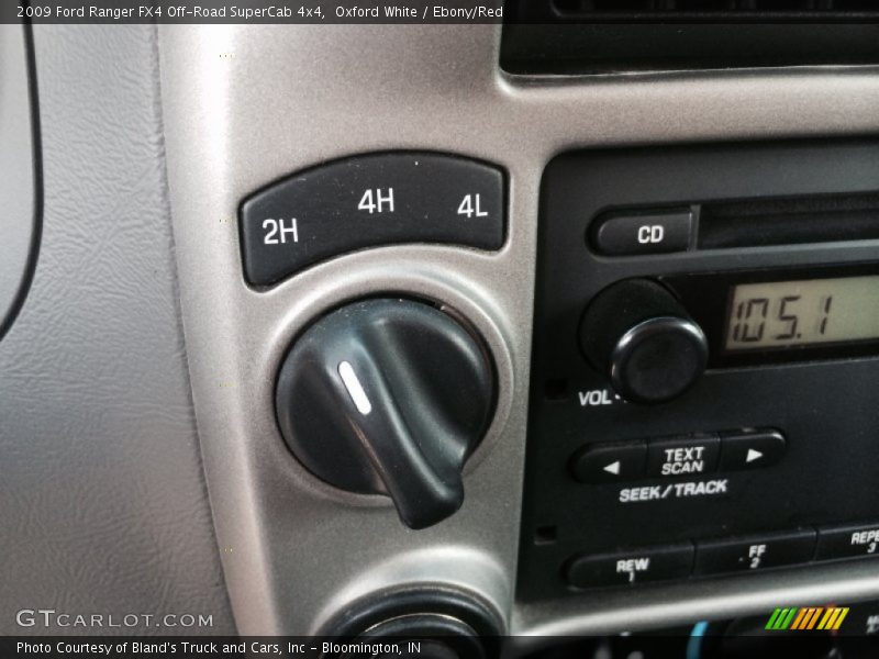 Oxford White / Ebony/Red 2009 Ford Ranger FX4 Off-Road SuperCab 4x4