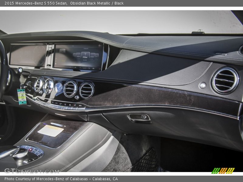 Obsidian Black Metallic / Black 2015 Mercedes-Benz S 550 Sedan