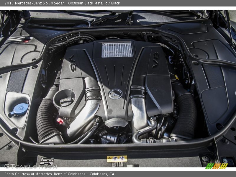 Obsidian Black Metallic / Black 2015 Mercedes-Benz S 550 Sedan