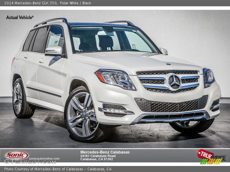Polar White / Black 2014 Mercedes-Benz GLK 350
