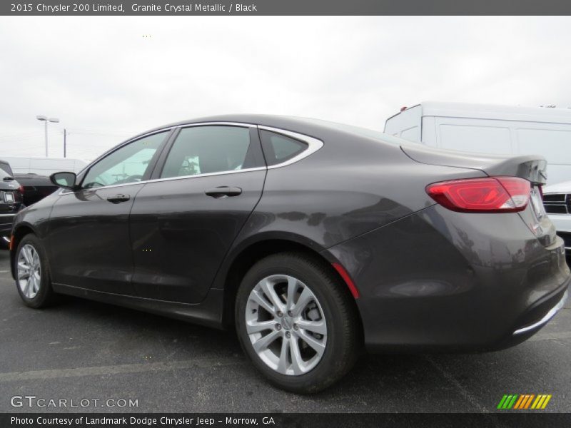 Granite Crystal Metallic / Black 2015 Chrysler 200 Limited