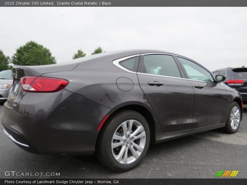 Granite Crystal Metallic / Black 2015 Chrysler 200 Limited
