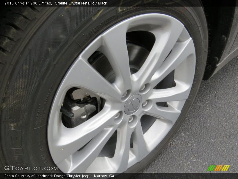 Granite Crystal Metallic / Black 2015 Chrysler 200 Limited