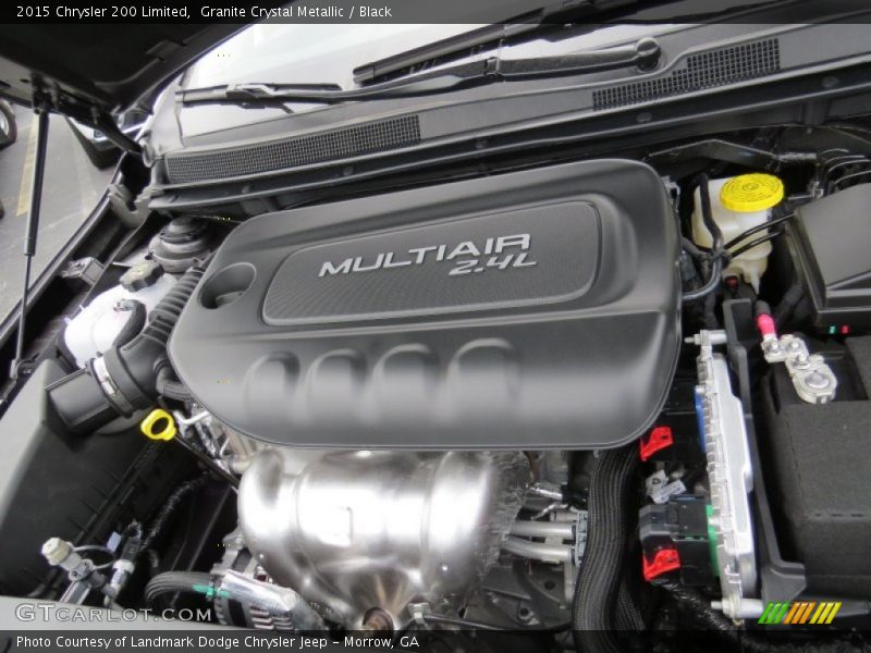 Granite Crystal Metallic / Black 2015 Chrysler 200 Limited