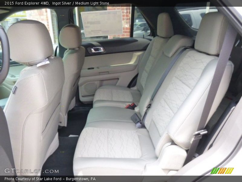 Ingot Silver / Medium Light Stone 2015 Ford Explorer 4WD
