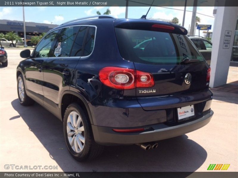 Night Blue Metallic / Charcoal 2011 Volkswagen Tiguan SE
