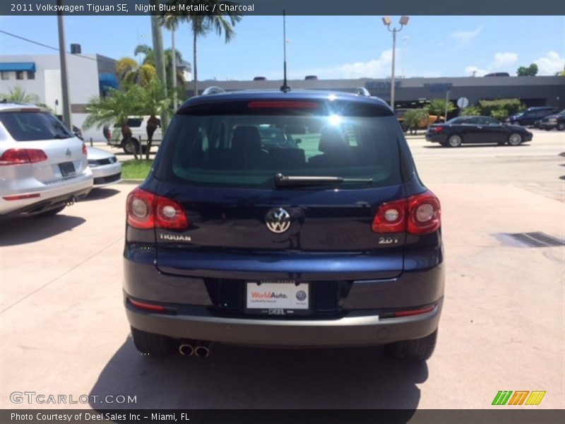 Night Blue Metallic / Charcoal 2011 Volkswagen Tiguan SE