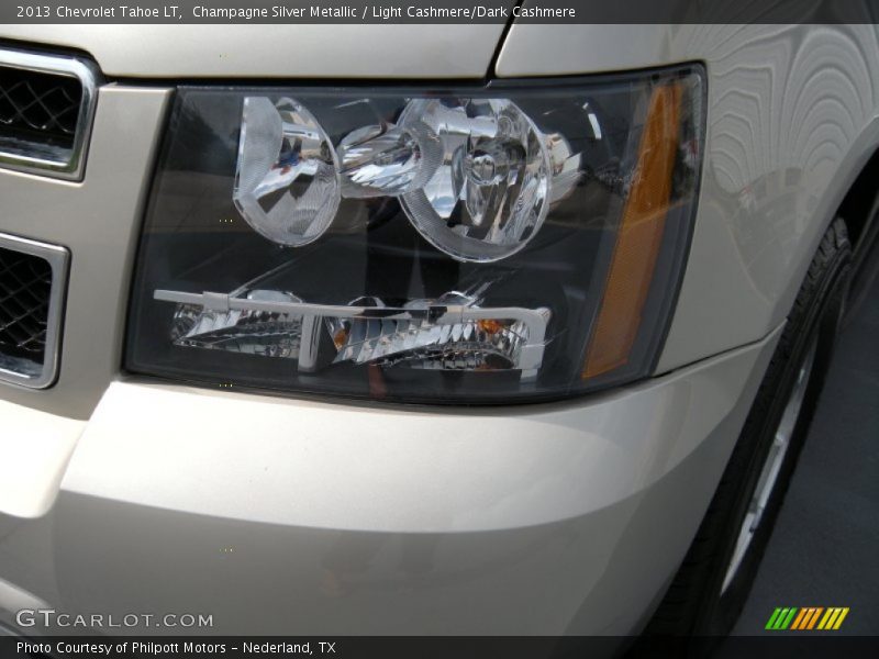 Champagne Silver Metallic / Light Cashmere/Dark Cashmere 2013 Chevrolet Tahoe LT