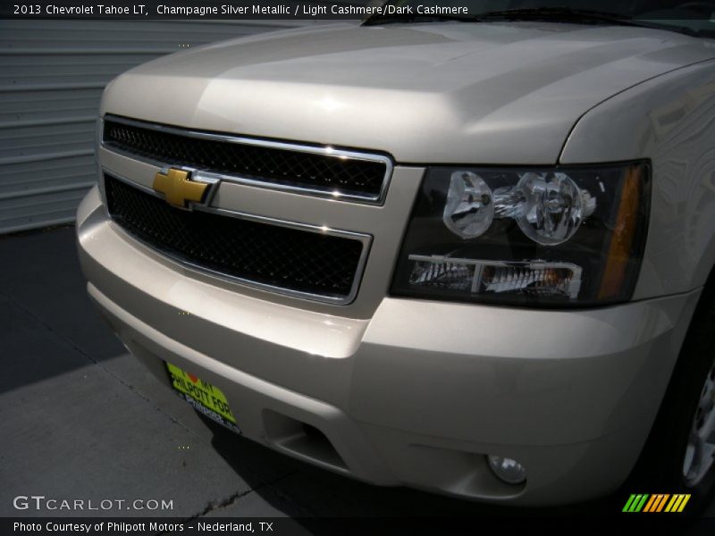 Champagne Silver Metallic / Light Cashmere/Dark Cashmere 2013 Chevrolet Tahoe LT