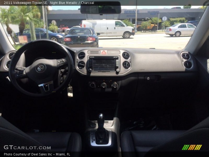 Night Blue Metallic / Charcoal 2011 Volkswagen Tiguan SE
